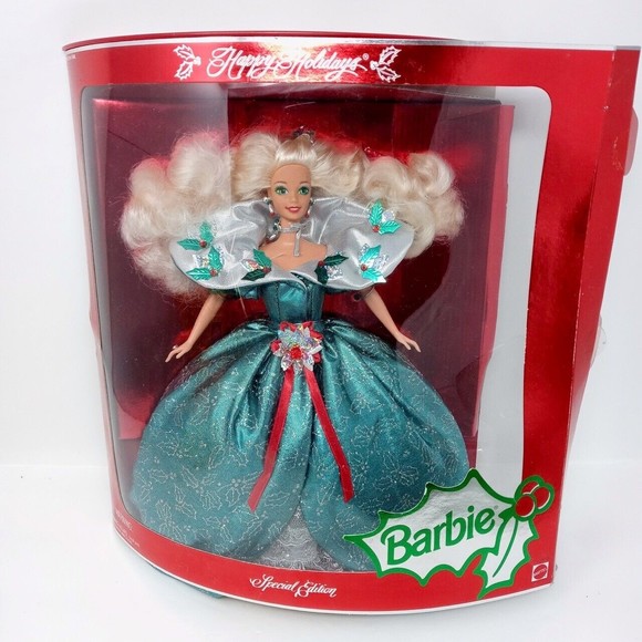 Barbie Other - BARBIE Doll Mattel 1995 Happy Holidays Christmas Special Edition (14123)